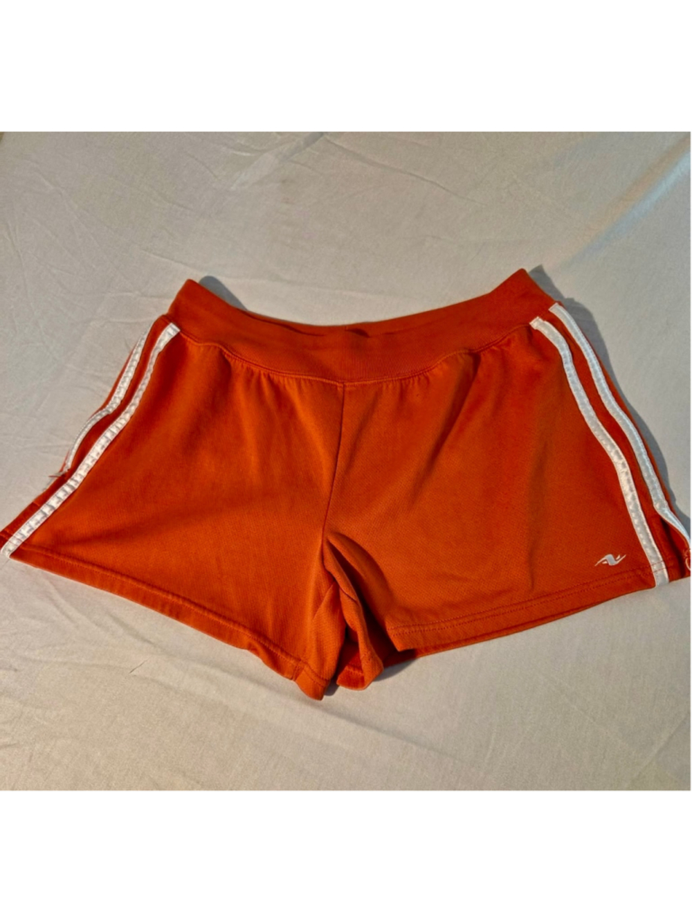 Athletic Works Women’s Retro Dolphin Hem Athletic Running Shorts Coral Orange M